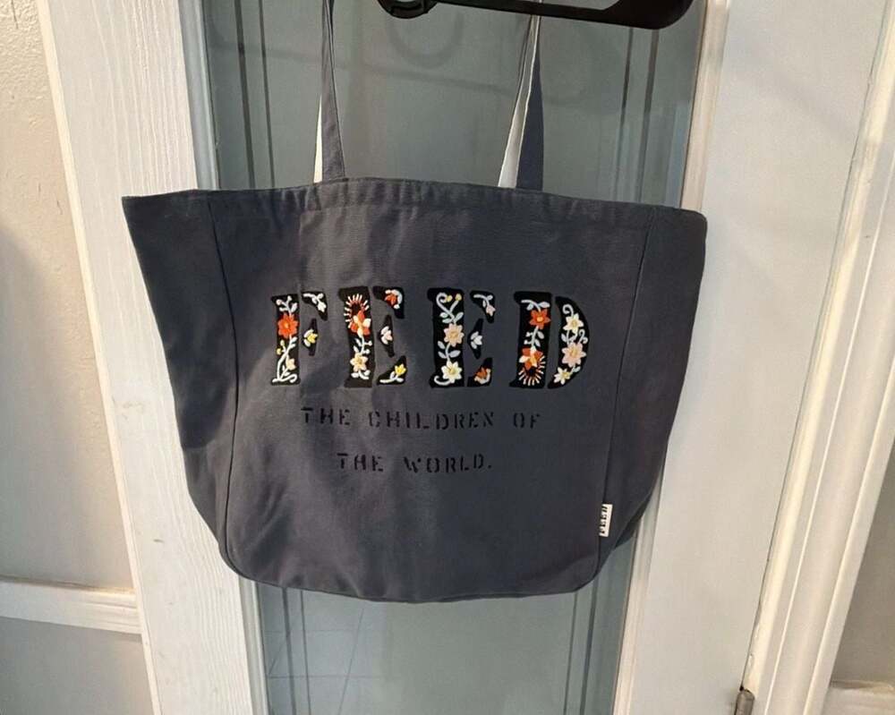 FEED Projects 'The Children Of The World' Canvas Tote Bag
